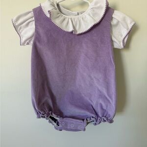 The Buford bonnet Company corded bubble romper